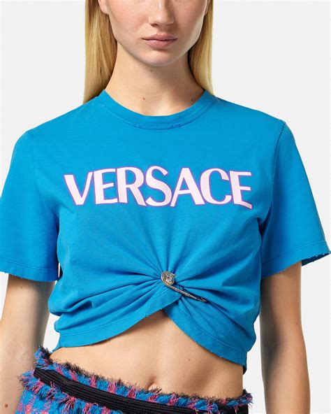 versace safety pin shirt|Versace Safety Pin Logo T.